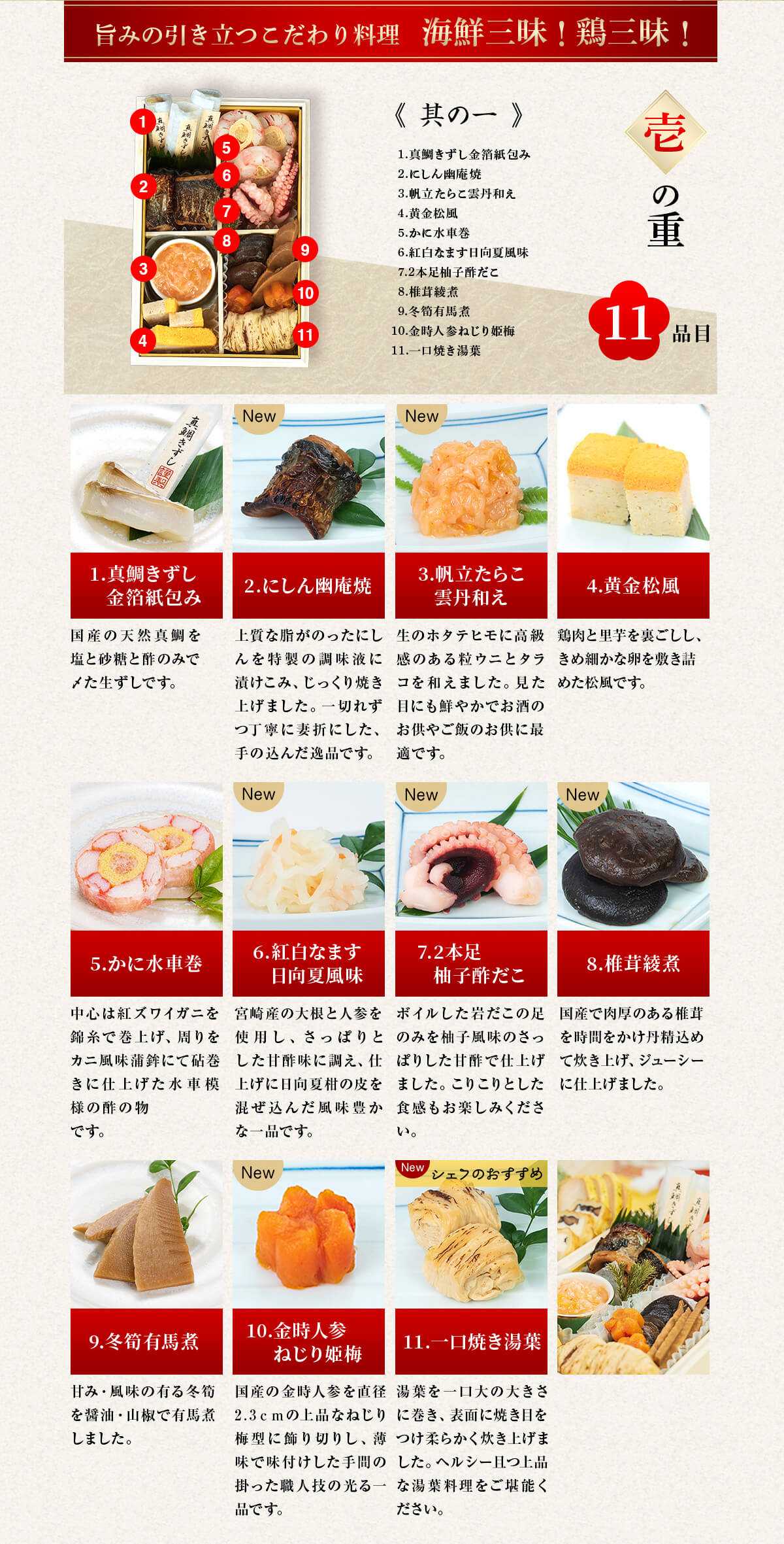 2020特撰鶏おせち霧島